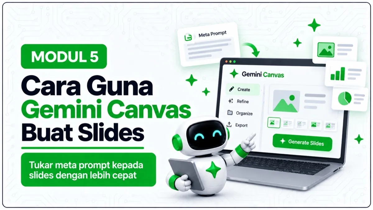 Modul 5: Cara Guna Gemini Canvas