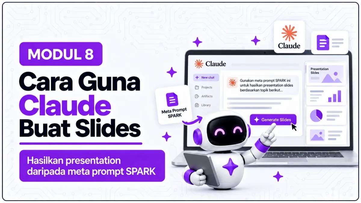 Modul 8: Cara Guna Claude (Chat/Design)